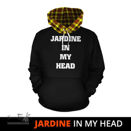 Scottish Jardine Clan Tartan Hoodie - In My Head Style Scottish Plaid Tartan Plaid