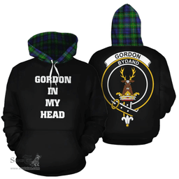 Scottish Gordon Modern Clan Tartan Hoodie - In My Head Style Scottish Plaid Tartan Plaid