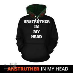Anstruther Clan Tartan Hoodie - In My Head Style Scottish Plaid Tartan Plaid