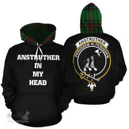 Anstruther Clan Tartan Hoodie - In My Head Style Scottish Plaid Tartan Plaid