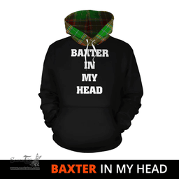 Baxter Modern Clan Tartan Hoodie - In My Head Style Scottish Plaid Tartan Plaid
