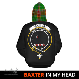 Baxter Modern Clan Tartan Hoodie - In My Head Style Scottish Plaid Tartan Plaid