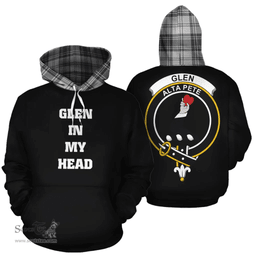 Scottish Glen Clan Tartan Hoodie - In My Head Style Scottish Plaid Tartan Plaid