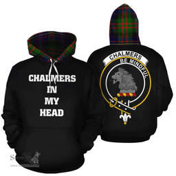 Chalmers Modern Clan Tartan Hoodie - In My Head Style Scottish Plaid Tartan Plaid