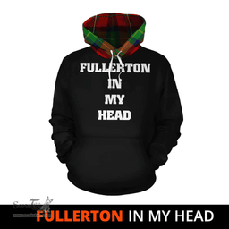 Scottish Fullerton Clan Tartan Hoodie - In My Head Style Scottish Plaid Tartan Plaid
