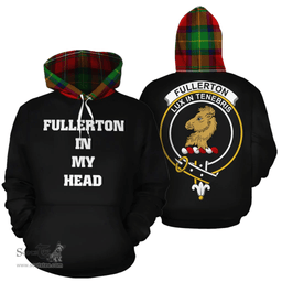 Scottish Fullerton Clan Tartan Hoodie - In My Head Style Scottish Plaid Tartan Plaid