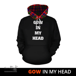 Scottish Gow Modern Clan Tartan Hoodie - In My Head Style Scottish Plaid Tartan Plaid