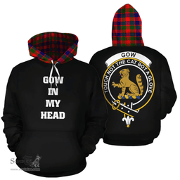 Scottish Gow Modern Clan Tartan Hoodie - In My Head Style Scottish Plaid Tartan Plaid