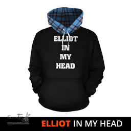 Elliot Ancient Clan Tartan Hoodie - In My Head Style Scottish Plaid Tartan Plaid