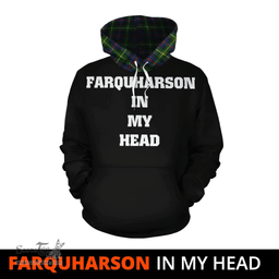 Farquharson Modern Clan Tartan Hoodie - In My Head Style Scottish Plaid Tartan Plaid