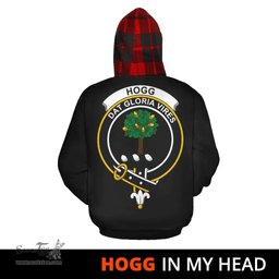 Scottish Hogg Clan Tartan Hoodie - In My Head Style Scottish Plaid Tartan Plaid