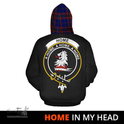 Scottish Home Modern Clan Tartan Hoodie - In My Head Style Scottish Plaid Tartan Plaid