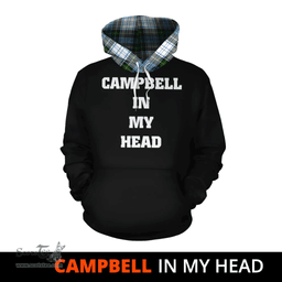 Campbell Dress Clan Tartan Hoodie - In My Head Style Scottish Plaid Tartan Plaid