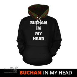 Buchan Modern Clan Tartan Hoodie - In My Head Style Scottish Plaid Tartan Plaid