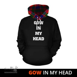 Scottish Gow of Skeoch Clan Tartan Hoodie - In My Head Style Scottish Plaid Tartan Plaid