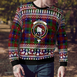 Scottish Tennant Clan Badge Tartan Ugly Sweatshirt Scottish Plaid Tartan Plaid - ScotsTee - scotstee.com