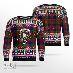 Scottish Tennant Clan Badge Tartan Ugly Sweatshirt Scottish Plaid Tartan Plaid - ScotsTee - scotstee.com
