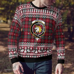 Scottish Stewart Stuart Of Bute Clan Badge Tartan Ugly Sweatshirt Scottish Plaid Tartan Plaid - ScotsTee - scotstee.com