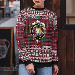 Scottish Stewart Stuart Of Bute Clan Badge Tartan Ugly Sweatshirt Scottish Plaid Tartan Plaid - ScotsTee - scotstee.com