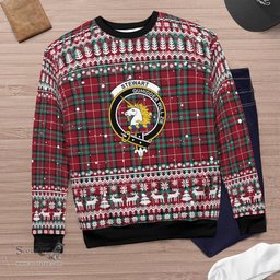 Scottish Stewart Stuart Of Bute Clan Badge Tartan Ugly Sweatshirt Scottish Plaid Tartan Plaid - ScotsTee - scotstee.com
