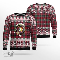 Scottish Stewart Stuart Of Bute Clan Badge Tartan Ugly Sweatshirt Scottish Plaid Tartan Plaid - ScotsTee - scotstee.com