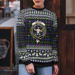 Scottish Murray Of Athole Clan Badge Tartan Ugly Sweatshirt Scottish Plaid Tartan Plaid - ScotsTee - scotstee.com