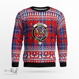Scottish Wishart Clan Badge Tartan Ugly Sweatshirt Scottish Plaid Tartan Plaid - ScotsTee - scotstee.com