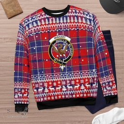 Scottish Wishart Clan Badge Tartan Ugly Sweatshirt Scottish Plaid Tartan Plaid - ScotsTee - scotstee.com