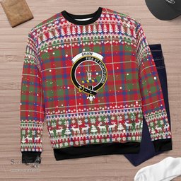 Scottish Shaw Of Tordarroch Clan Badge Tartan Ugly Sweatshirt Scottish Plaid Tartan Plaid - ScotsTee - scotstee.com