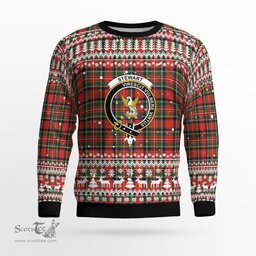 Scottish Stewart Of Appin Clan Badge Tartan Ugly Sweatshirt Scottish Plaid Tartan Plaid - ScotsTee - scotstee.com