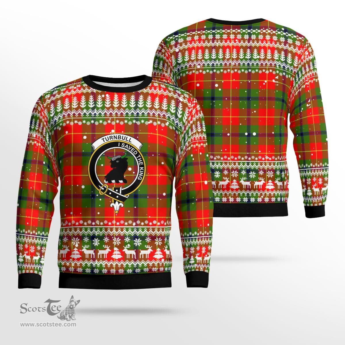 Scottish Turnbull Clan Badge Tartan Ugly Sweatshirt Scottish Plaid Tartan Plaid - ScotsTee - scotstee.com