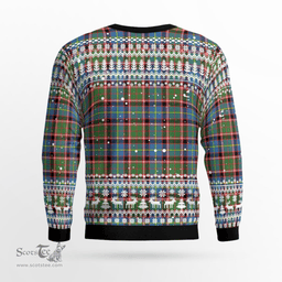 Scottish Stirling Of Cadder-present Chief Clan Badge Tartan Ugly Sweatshirt Scottish Plaid Tartan Plaid - ScotsTee - scotstee.com