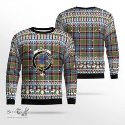Scottish Stirling Of Cadder-present Chief Clan Badge Tartan Ugly Sweatshirt Scottish Plaid Tartan Plaid - ScotsTee - scotstee.com