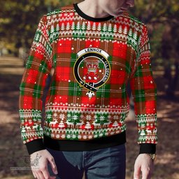 Scottish Lennox Kincaid Clan Badge Tartan Ugly Sweatshirt Scottish Plaid Tartan Plaid - ScotsTee - scotstee.com