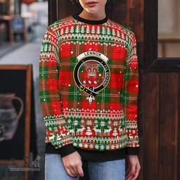 Scottish Lennox Kincaid Clan Badge Tartan Ugly Sweatshirt Scottish Plaid Tartan Plaid - ScotsTee - scotstee.com