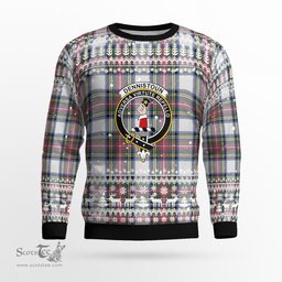 Scottish Dennistoun Clan Badge Tartan Ugly Sweatshirt Scottish Plaid Tartan Plaid - ScotsTee - scotstee.com