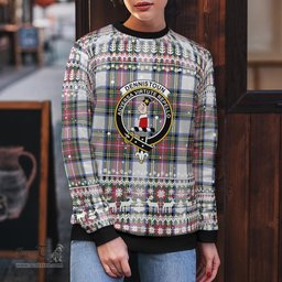 Scottish Dennistoun Clan Badge Tartan Ugly Sweatshirt Scottish Plaid Tartan Plaid - ScotsTee - scotstee.com