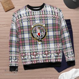 Scottish Dennistoun Clan Badge Tartan Ugly Sweatshirt Scottish Plaid Tartan Plaid - ScotsTee - scotstee.com