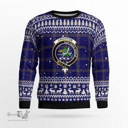 Scottish Crichton Clan Badge Tartan Ugly Sweatshirt Scottish Plaid Tartan Plaid - ScotsTee - scotstee.com