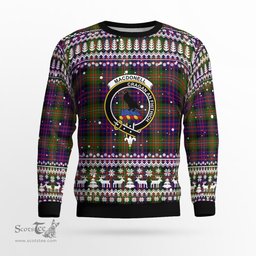 Scottish Macdonell Of Glengarry Clan Badge Tartan Ugly Sweatshirt Scottish Plaid Tartan Plaid - ScotsTee - scotstee.com