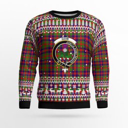 Scottish Gow Of Skeoch Clan Badge Tartan Ugly Sweatshirt Scottish Plaid Tartan Plaid - ScotsTee - scotstee.com