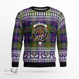 Scottish Chalmers Balnacraig Clan Badge Tartan Ugly Sweatshirt Scottish Plaid Tartan Plaid - ScotsTee - scotstee.com