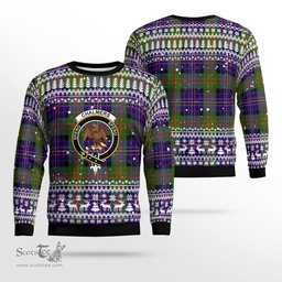 Scottish Chalmers Balnacraig Clan Badge Tartan Ugly Sweatshirt Scottish Plaid Tartan Plaid - ScotsTee - scotstee.com