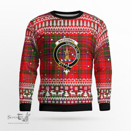 Scottish Macdowall Of Garthland Clan Badge Tartan Ugly Sweatshirt Scottish Plaid Tartan Plaid - ScotsTee - scotstee.com