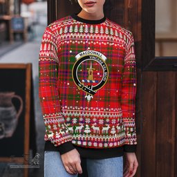Scottish Macdowall Of Garthland Clan Badge Tartan Ugly Sweatshirt Scottish Plaid Tartan Plaid - ScotsTee - scotstee.com