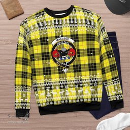 Scottish Macleod Of Lewis Clan Badge Tartan Ugly Sweatshirt Scottish Plaid Tartan Plaid - ScotsTee - scotstee.com