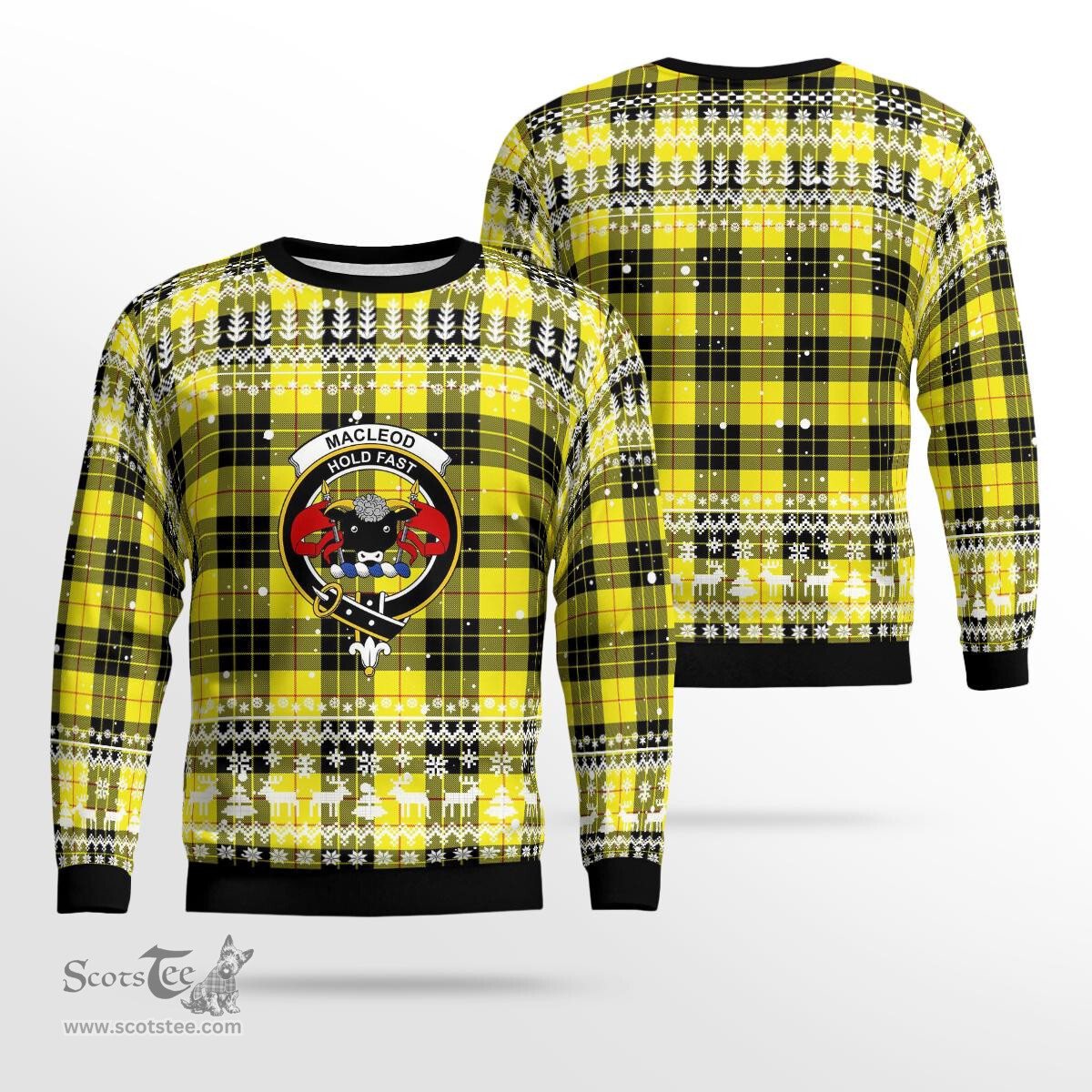Scottish Macleod Of Lewis Clan Badge Tartan Ugly Sweatshirt Scottish Plaid Tartan Plaid - ScotsTee - scotstee.com