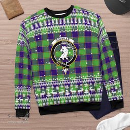 Scottish Colville Clan Badge Tartan Ugly Sweatshirt Scottish Plaid Tartan Plaid - ScotsTee - scotstee.com