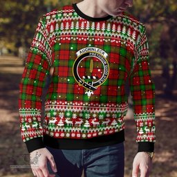 Scottish Auchinleck Or Affleck Clan Badge Tartan Ugly Sweatshirt Scottish Plaid Tartan Plaid - ScotsTee - scotstee.com
