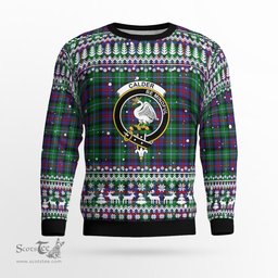 Scottish Calder Calder-campbell Clan Badge Tartan Ugly Sweatshirt Scottish Plaid Tartan Plaid - ScotsTee - scotstee.com